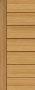 Designed Teak Veneer Door_02