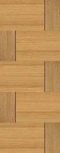 Designed Teak Veneer Door_03