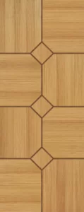 Designed Teak veneer Door - 15