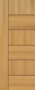 Designed Teak veneer Door - 7