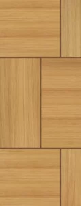 Designed Teak veneer Door - 8