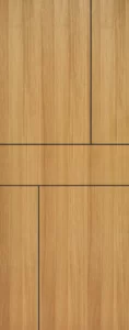 Grooving teak veneer Doors - 15