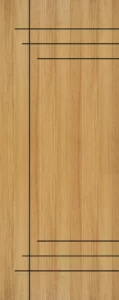 Grooving Teak Veneer Door_03