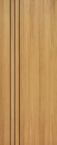 Grooving teak veneer Doors - 7